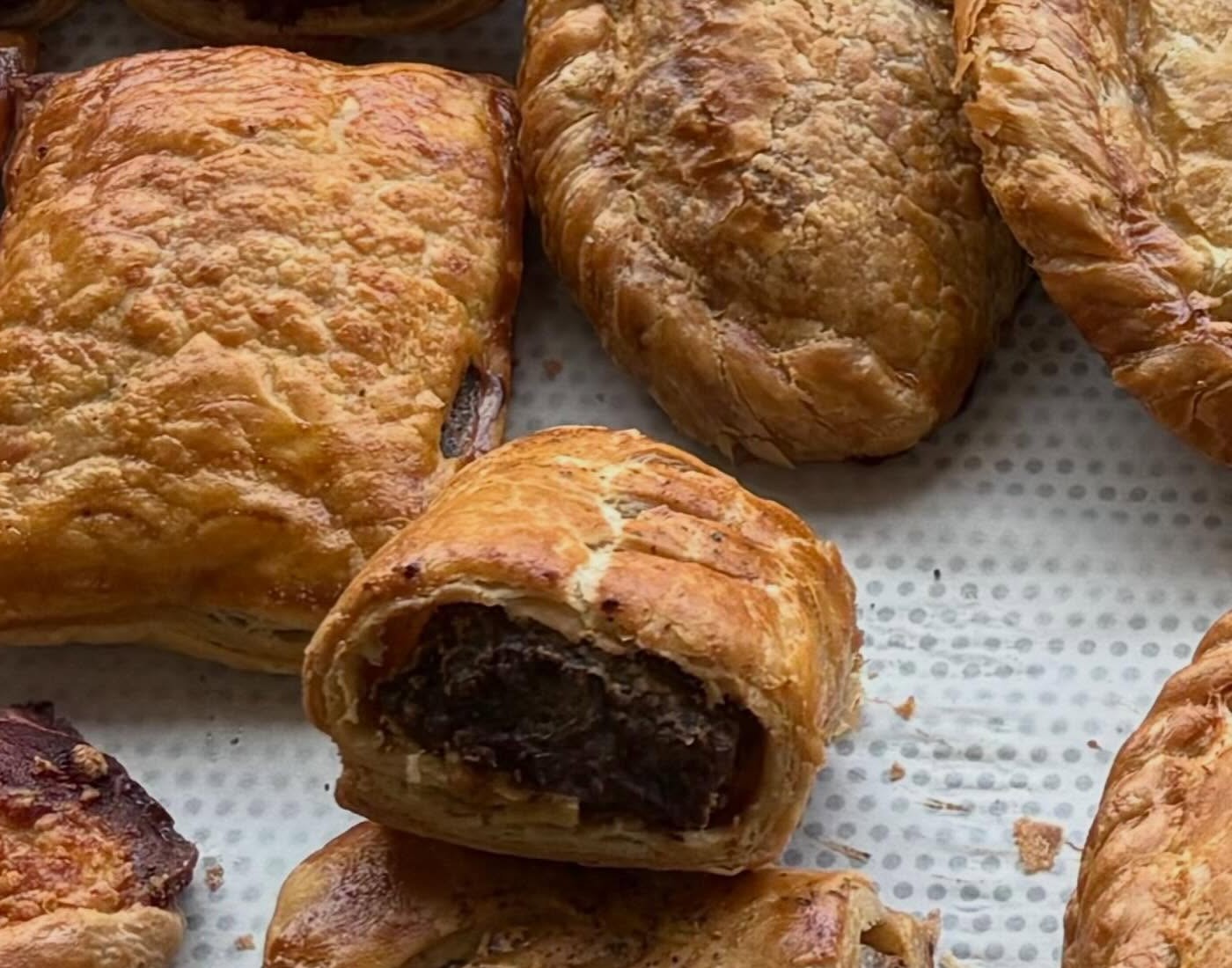 Lamb and mint sausage roll