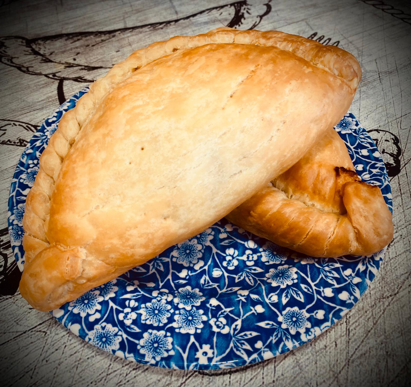 Traditional Cornish steak pasty