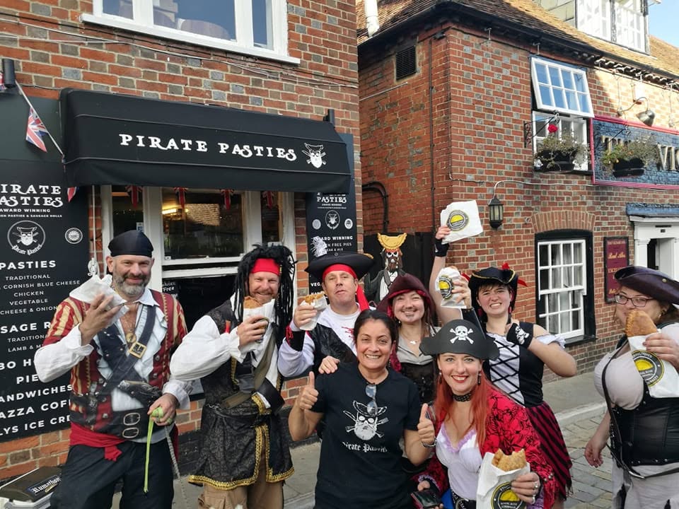 The team outside the Hamble shop