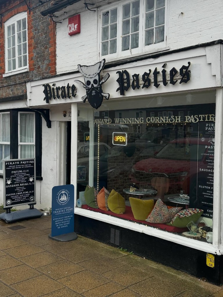 Pirate Pasties at 13 The Square, Wickham